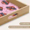 Disco - Bal - Patroon - Roze Dienblad Rechthoek middel 911 -USP_HandgreepNL