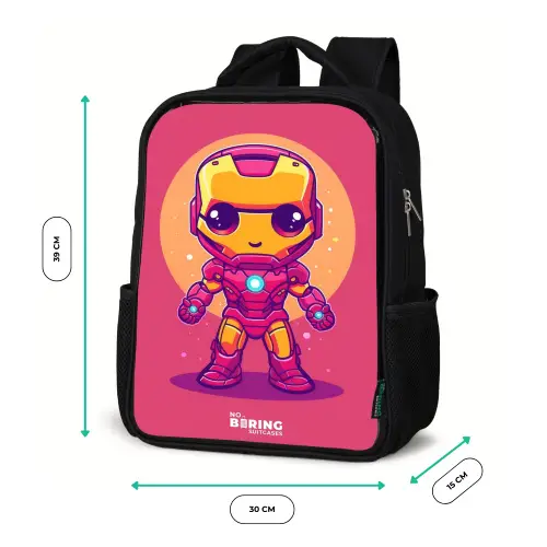 Roze ranger Rugzak - Zwart middel -productfoto_formaten