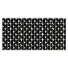 Modern - Geometrisch - Zwart Muismat XXL klein 681 -3d_leeg