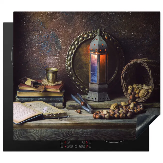 Stilleven met Antieke Uitstraling Inductie beschermer vinyl 3mm middel -3d