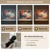 Witte vos - wolken - maan Light Box met batterij (Wandlamp) middel -USP_lichtkleurNL