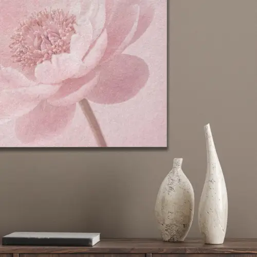 Bloem - Pioenroos - Roze PET vilt klein -sfeer6_closeup