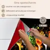 Lepels - Kruiden - Modern - Graffiti - Verf - Kleurrijk keuken achterwand spatscherm klein -spatscherm_NL
