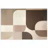 Geometrisch - Geweven structuur - Modern poster papier klein -3d