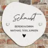Lichte mozaïek - Sierlijk Naambord Organisch middel -sfeer10