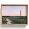 Vuurtoren - Duinlandschap - Zee Dienblad Rechthoek middel -z3d_shopping