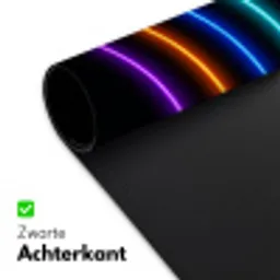 Esthetiek - Retro - Neon Muismat XXL klein -sfeer2