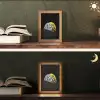 Taco - Vlees - Salade - Delftsblauw - Motief Light Box met kabel (Tafellamp) klein -sfeer3