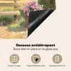 Houten bankje - Bloempotten - Landschap Inductie beschermer vinyl 3mm middel -usfeer4_FR