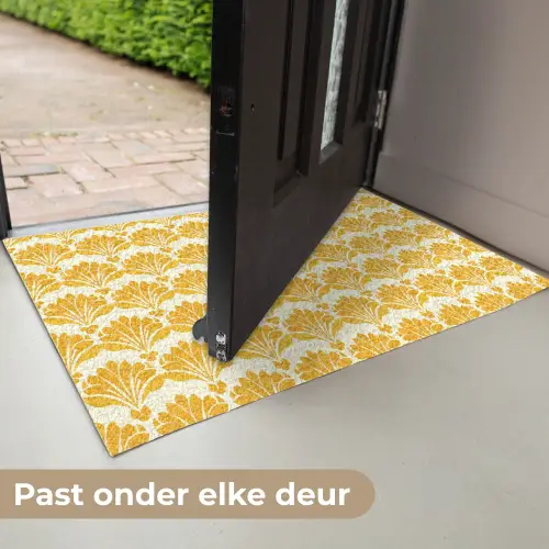 Patroon - Motief - Geel Deurmat klein 898 -USP_NL