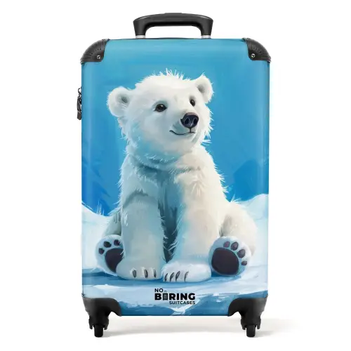 IJsbrand ijsbeer NBS - Handbagage koffer - Unisex middel -productfoto_recht