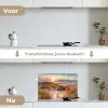Duin - Planten - Zonsondergang - Strand - Zee keuken achterwand spatscherm klein -voor_na_NL