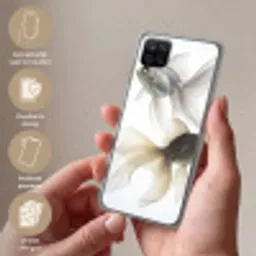 Goudvissen - Modern - Wit Telefoonhoesje Samsung Galaxy A12 klein -sfeer3_NL
