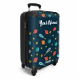 Ruimteraketten NBS - Handbagage koffer - Kinderen Unisex middel -productfoto_3d