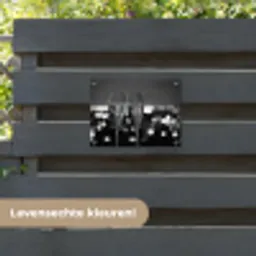 Bubbels - Proosten - Champagneglazen - Stadslichten tuinposter los doek klein -sfeer3