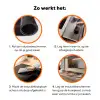 Bergtop - Sneeuw - Zon Inductie beschermer vinyl 3mm klein -zzzzzzz-td-werking