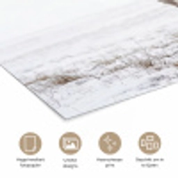 Rendier - Gewei - Sneeuw - Winter poster papier klein -closeup_NL
