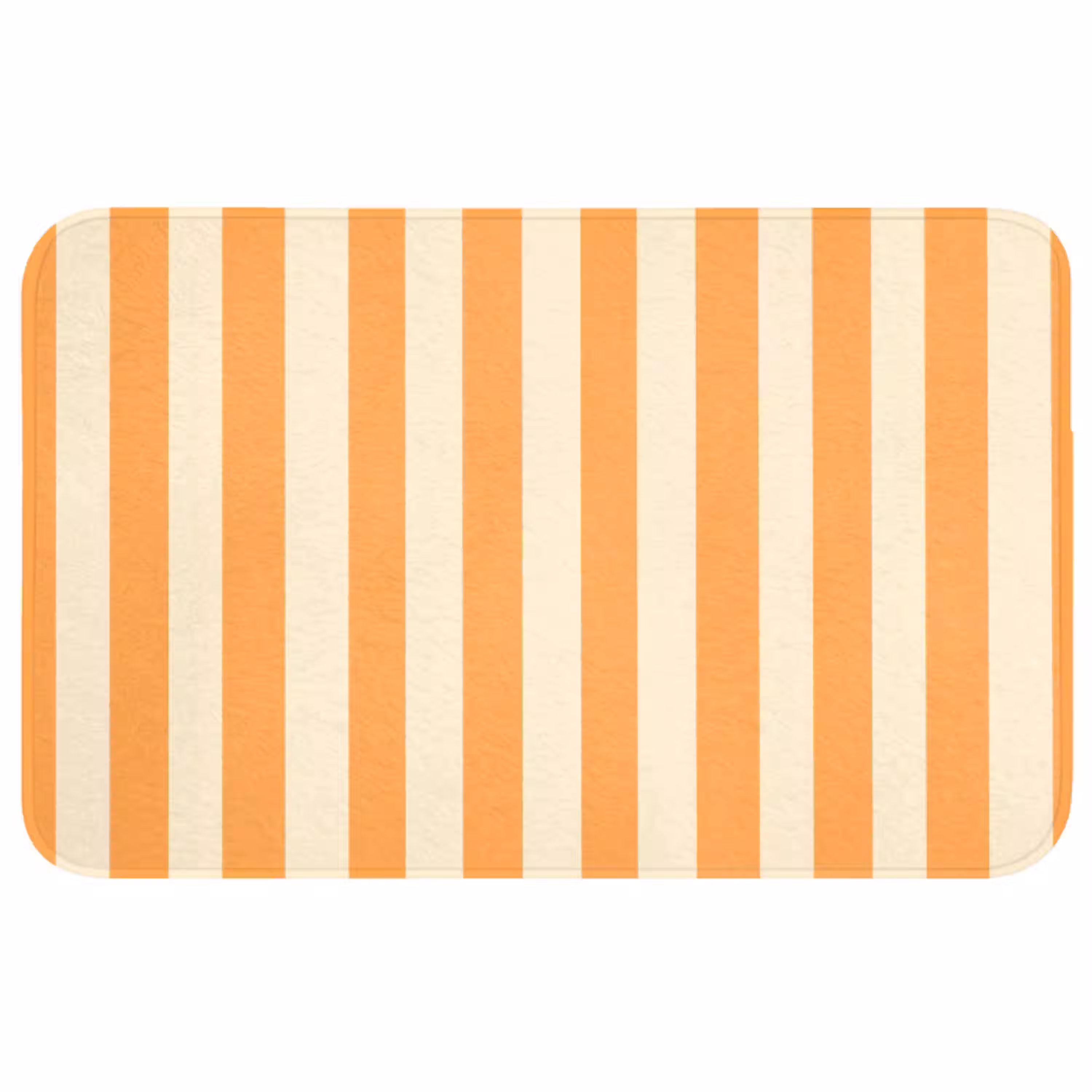 Strepen - Patroon - Oranje Badmat middel 997 -3d