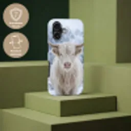 Schotse Hooglander - Sneeuw - Bergen - Winter Toughcase MagSafe Apple iPhone 17 klein -USP_PrintM_DE