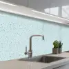 Terrazzo - Patroon - Kleurrijk - Baby Blauw keuken achterwand 2 middel 871 -3d_schuin