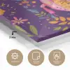 Kever - Felgekleurd - Bloemen - Bladeren plexiglas 5mm klein -sfeer2