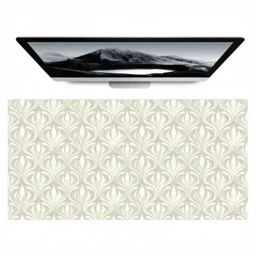 Barok - Patroon - Beige Muismat XXL klein 681 -zzz3d
