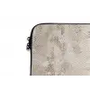 Slang - Patroon - Beige laptophoes neopreen klein 279 -detail