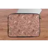 Botanisch - Bloemen - Roze laptophoes neopreen klein 279 -tafel