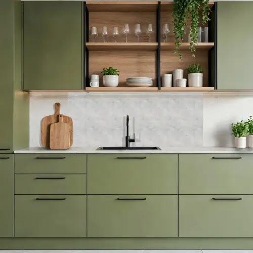 Grijs - Beton - Neutraal keuken achterwand 2 middel 871 -sfeer3