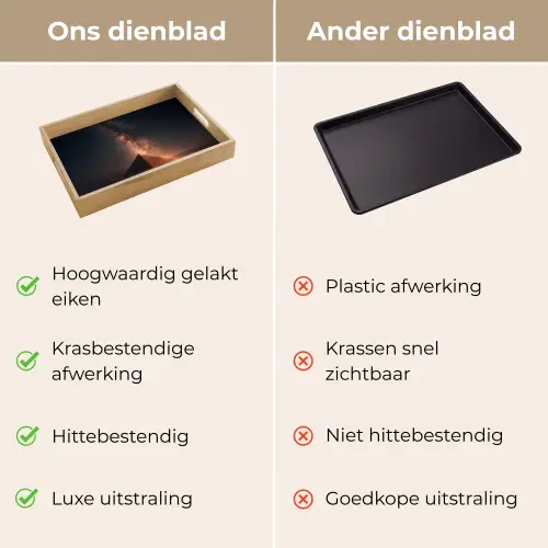 Piramide - Woestijn - Licht Dienblad Rechthoek middel -USP_VergelijkingNL