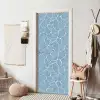 Organisch - Patroon - Blauw deurposter klein 289 -sfeer6