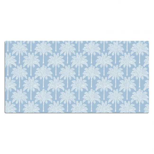 Bureau onderlegger - Palmboom - Modern - Blauw
