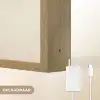 Modern - Vierkant - Vormen Light Box met batterij (Wandlamp) middel -USP_websiteoplaadbaarNL
