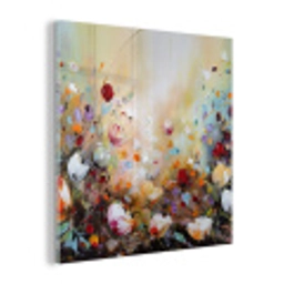 Olieverf - Bloemen - Kleurrijk - Natuur plexiglas 5mm klein -z3d