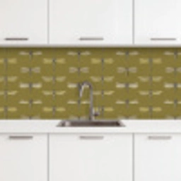 Libellen - Patroon - Groen keuken achterwand 2 middel 871 -3d