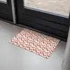 Strepen - Rood - Wit - Patroon Deurmat klein 898 -sfeer2