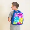 Kleurrijke glimlachexplosie Kinderrugzak - Blauw middel -sfeer2