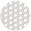 Grafisch - Patroon - Modern - Hexagon Wandcirkel plexiglas klein 852 -3d