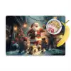 Kerstvreugde - Sneeuw - Kleurrijk Placemat vinyl groot -zzzproduct_Kitchenyeah-website