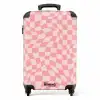 Squares - Roze golven NBS - Handbagage koffer - Kinderen Unisex middel -productfoto_recht