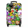 Kleurrijke Monstermix Koffer - NBS - Handbagage middel -productfoto_recht