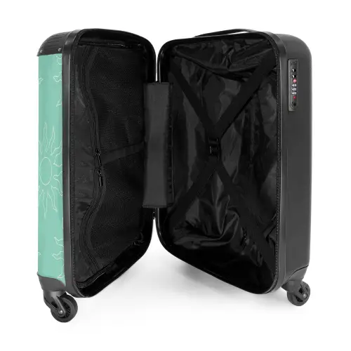 9 NBS - Handbagage koffer - Unisex middel -binnenkant