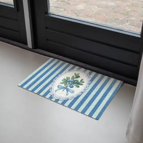 Illustratie - Bessen - Blauw - Strepen Deurmat klein -sfeer2