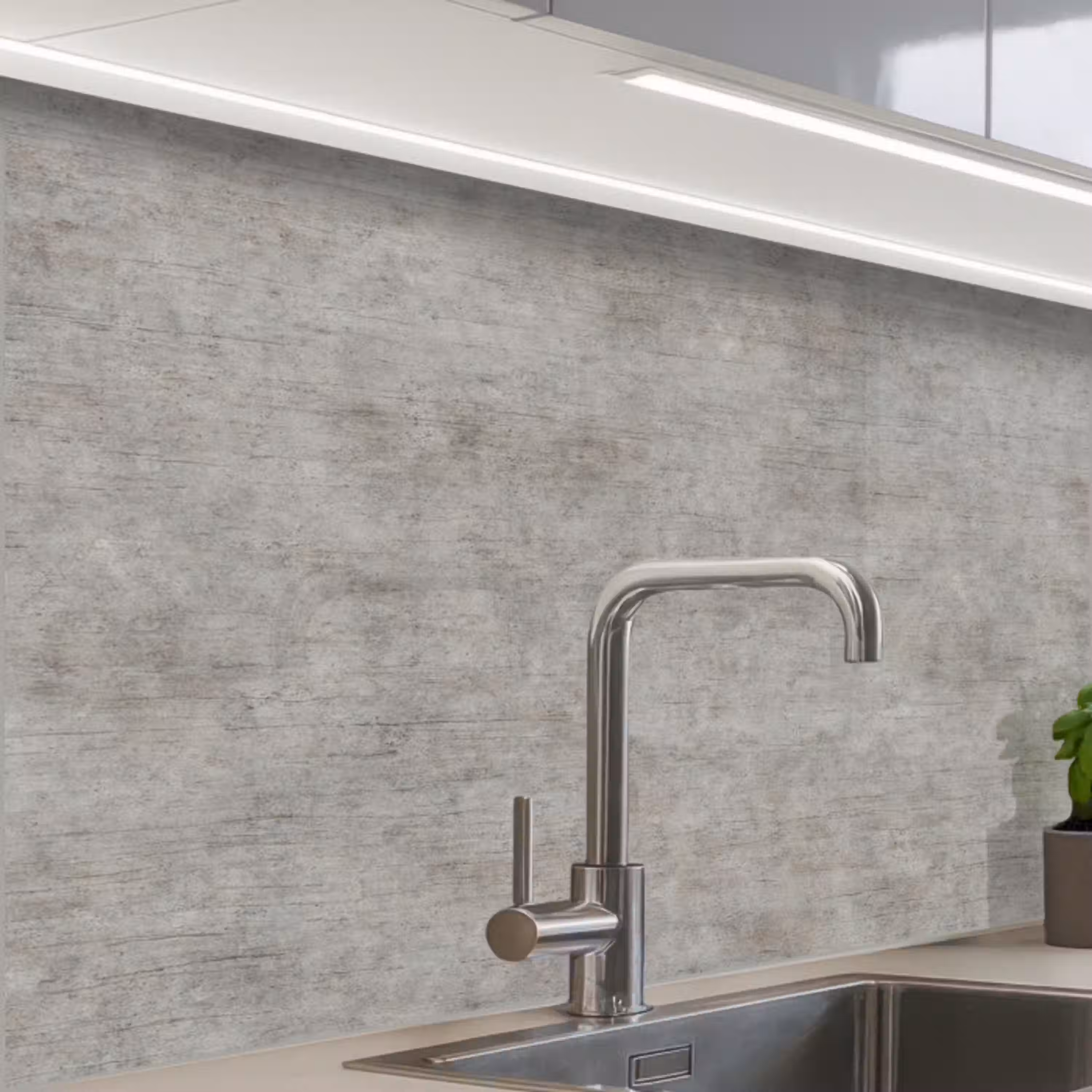 Beton - Oud - Grijs - Patronen keuken achterwand 2 middel 865 -zzzz3d_schuin