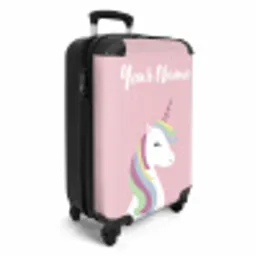 Cartoonicorn NBS - Handbagage koffer - Kinderen Unisex middel -productfoto_3d