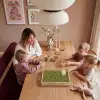 Landelijk - Bloemen -  Groen Dienblad Rechthoek middel 911 -sfeer4