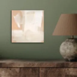 Kunst - Wit - Beige - Modern aluminium wit klein -sfeer2