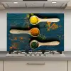 Specerijen - Lepel - Kruiden - Bruin - Geel - Groen keuken achterwand spatscherm klein -3d_website