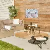 Bladeren - Tropical - Pastel - Jungle tuinposter los doek klein -sfeer4