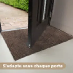 Houtnerf - Textuur - Patroon - Bruin - Rustiek Deurmat klein -USP_FR